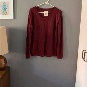 Maroon pullover
